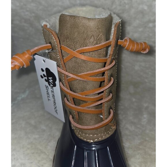 Polar Armour Duck Boots Women's Size 8 M Blue Waterproof NEW - Picture 7 of 12